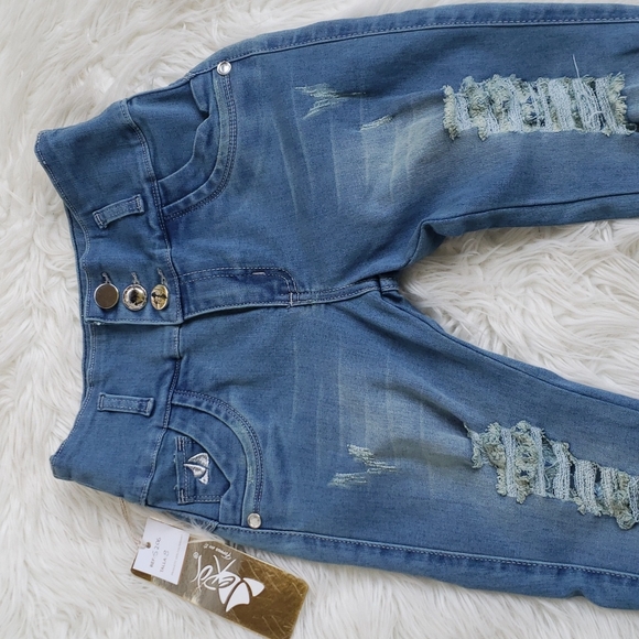 Eros Colombian Skinny Jeans Size 8 - Picture 3 of 11